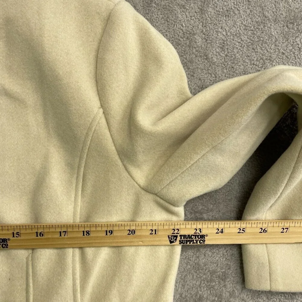 Vince Camuto Womens XL Beige Polyester Coat With Funnel Neck  JCK0184